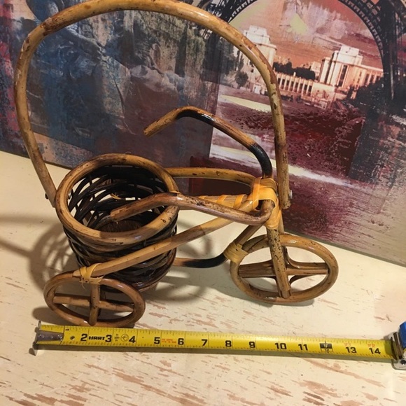 Vintage Ratan Bike W/Handle - Picture 5 of 12